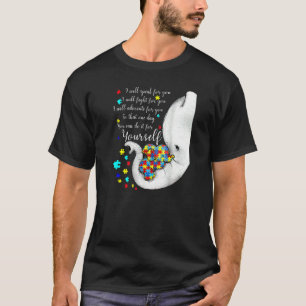 Speak For You Elephant Mom Autism Child Autism Awa T-Shirt