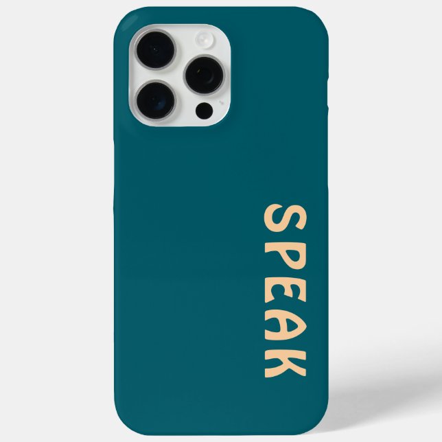 SPEAK  Logo  Case-Mate iPhone Case (Back)