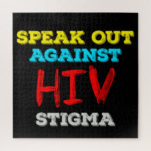 Speak Out Against HIV Stigma - AIDS Awareness Jigsaw Puzzle