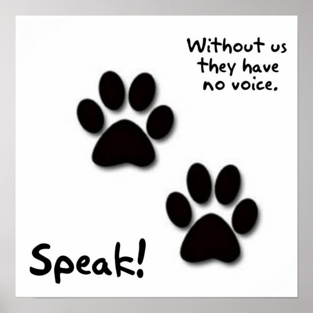 Speak! Poster (Front)