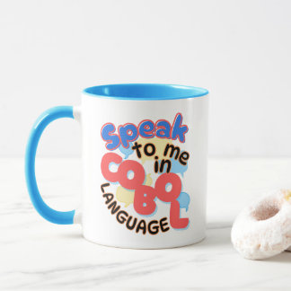 Speak to Me in Cobol Language Mug