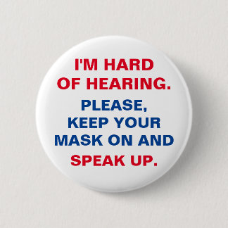 Speak up 2 inch round button