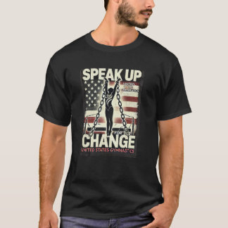 "Speak Up for Change - United States Gymnastics T-Shirt