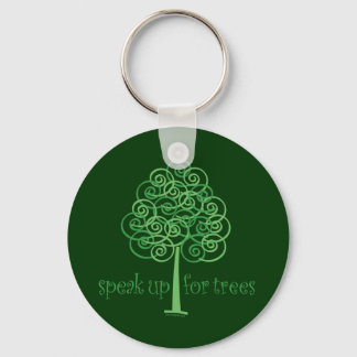 Speak Up for Trees - Tree Hugger Keychain