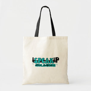 Speak Up PCOS Polycystic Ovary Syndrome Awareness Tote Bag
