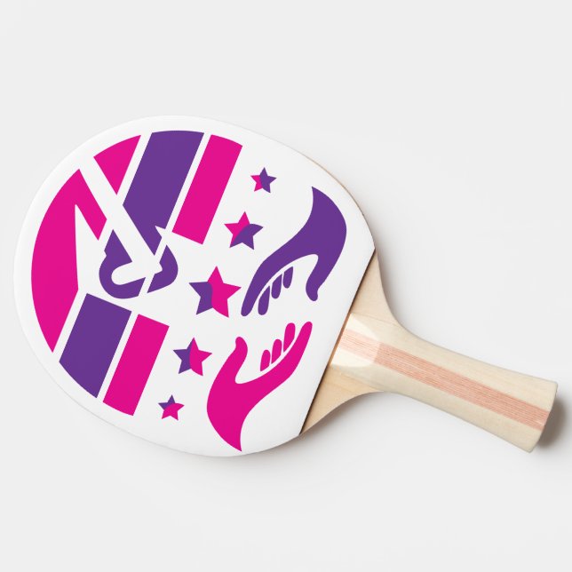 Speak Your Mind Ping Pong Paddle (Side)