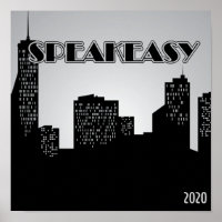 Speakeasy, 1920's Party Poster