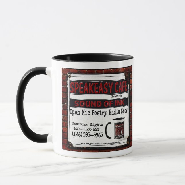SpeakEasy Cafe Use Your Words  Mug (Left)