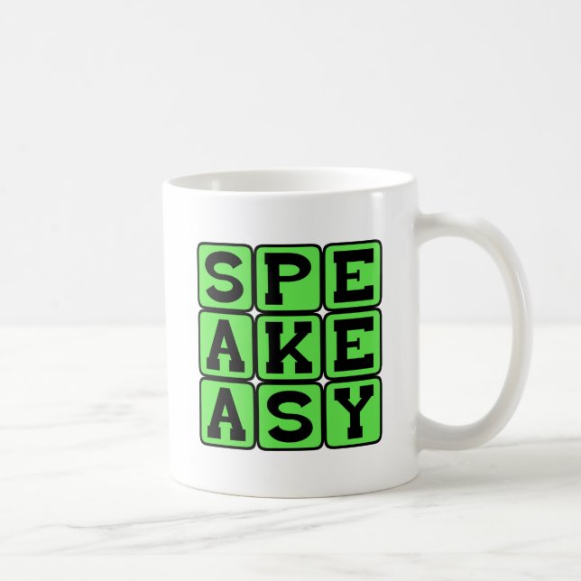 Speakeasy, Illegal Bar Coffee Mug (Right)