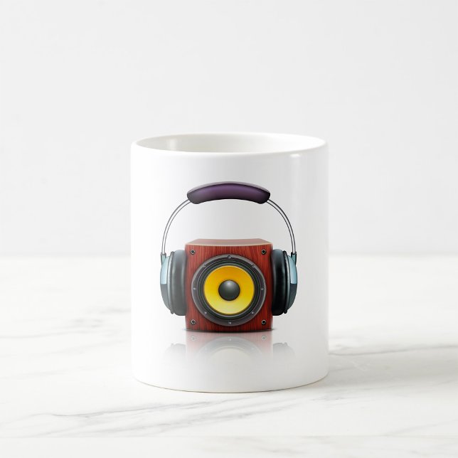 Speaker And Headphones Coffee Mug (Creator Uploaded)