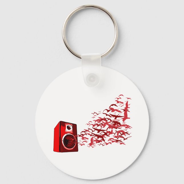 Speaker Birds Keychain (Front)