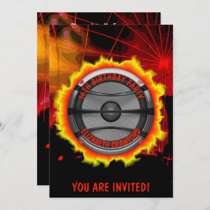 Speaker Birthday Or Any Kind Of Party Invitation