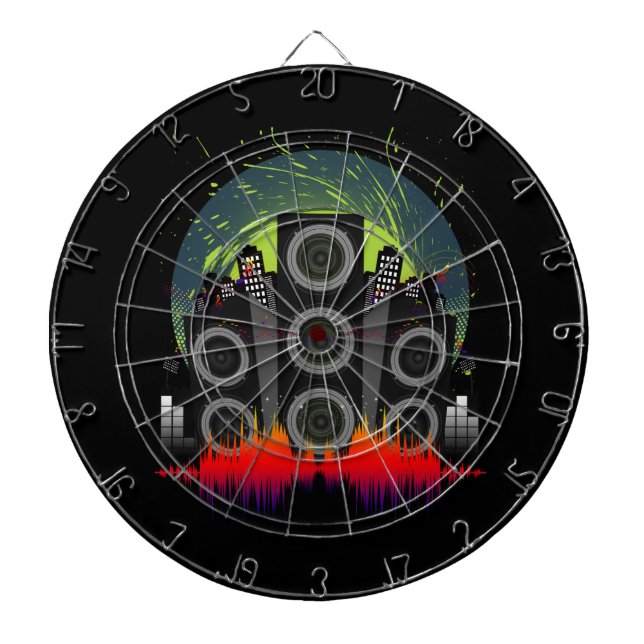Speaker Blast  Dartboard (Front)