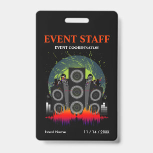 Speaker Blast Event Staff Coordinator Badge