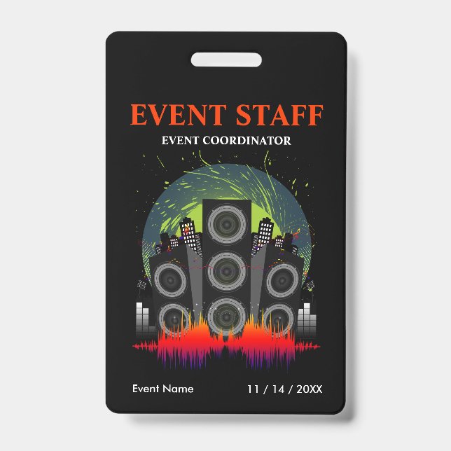 Speaker Blast Event Staff Coordinator Badge (Front)