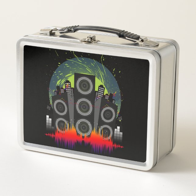 Speaker Blast  Metal Lunch Box (Front)