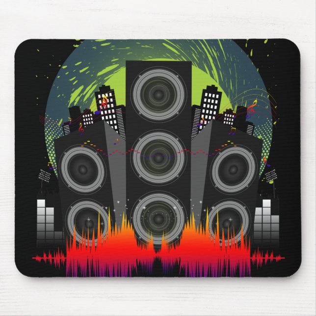 Speaker Blast Mouse Pad (Front)
