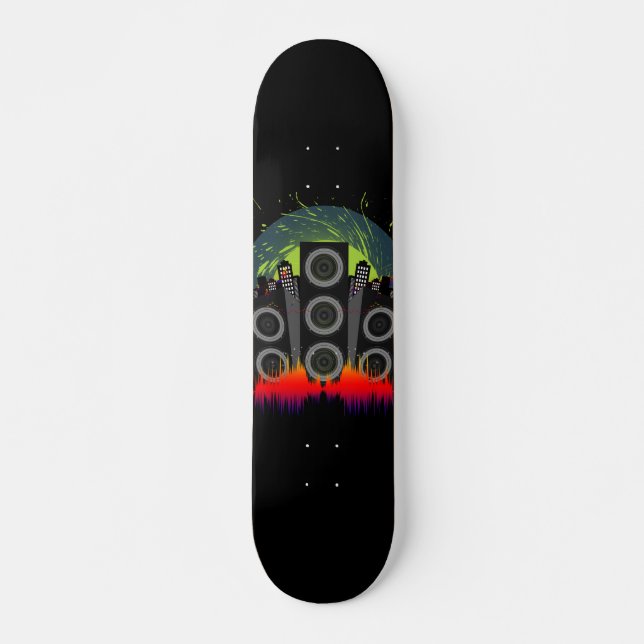 Speaker Blast Skateboard (Front)