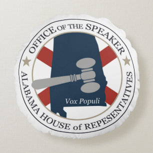 Speaker of the Alabama House of Representatives Round Pillow