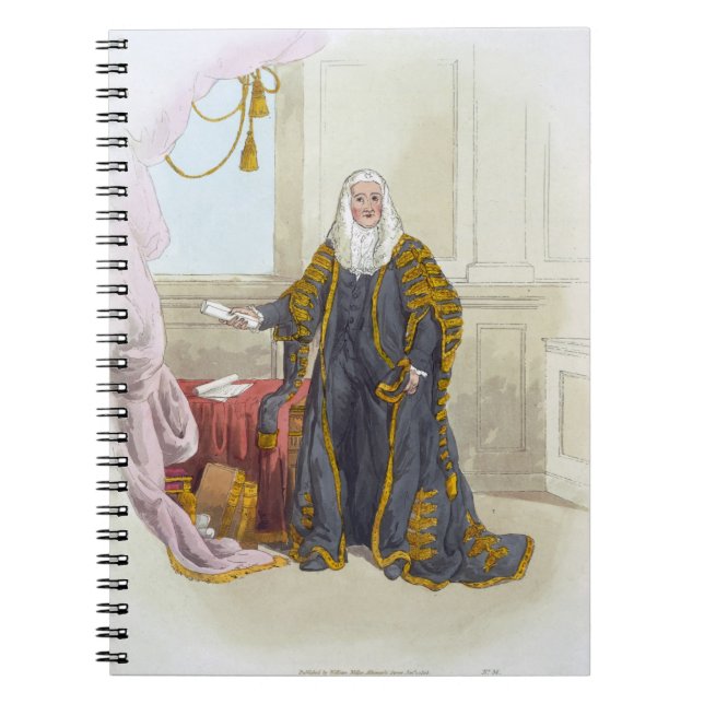 Speaker of the House of Commons, from 'Costume of Notebook (Front)