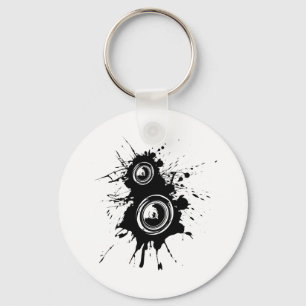 Speaker Splatter Keychain
