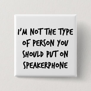 Speakerphone 2 Inch Square Button