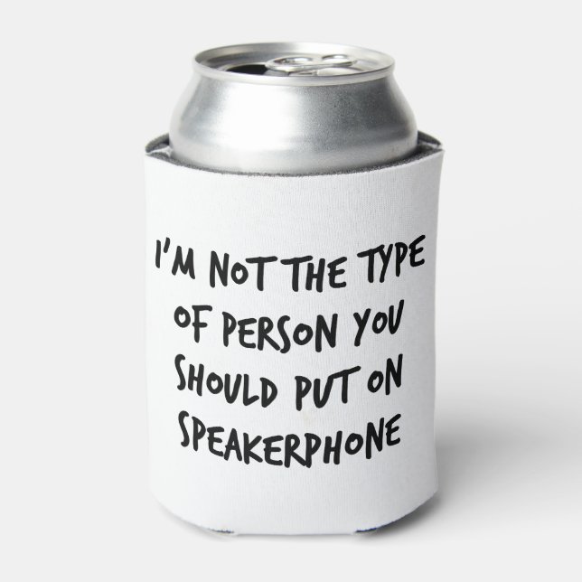 Speakerphone Can Cooler (Can Front)