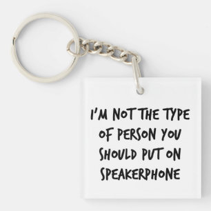 Speakerphone Keychain