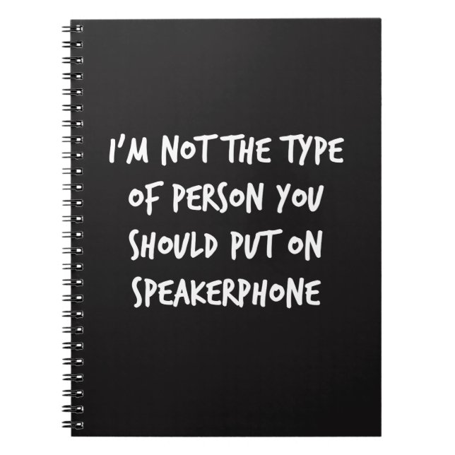 Speakerphone Notebook (Front)