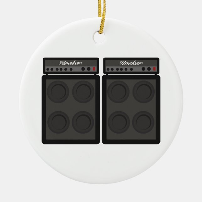 Speakers Ceramic Ornament (Front)