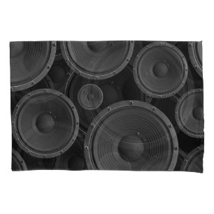 Speakers: Continuous Texture Seamless Pattern. Pillowcase