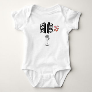 Speakers with microphone baby bodysuit