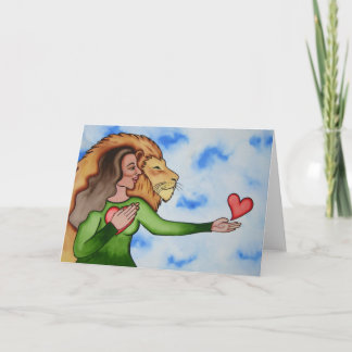 Speaking From the Heart with Love and Courage Card