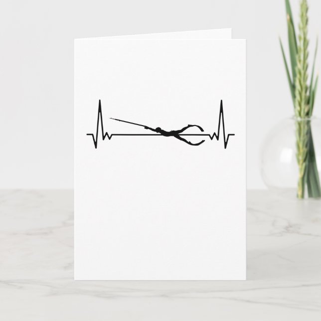 Spearfishing Heartbeat Diving Gift Card (Front)