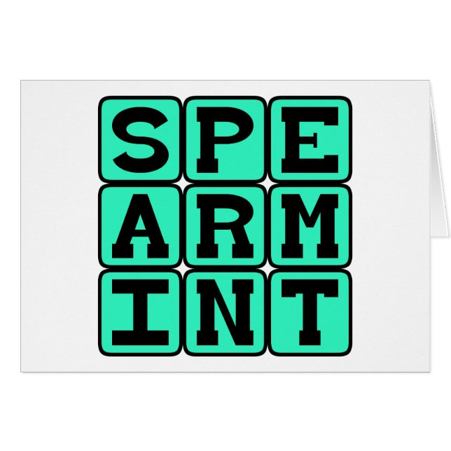 Spearmint, Gum Flavour (Front Horizontal)