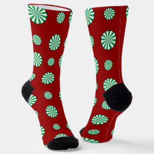 Spearmint Polka Dots Socks
