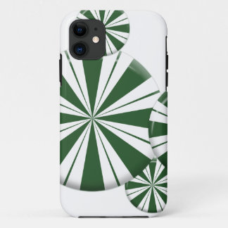 Spearmint Stripe Candy iPhone 11 Case