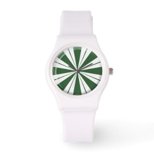 Spearmint Stripe Candy Watch