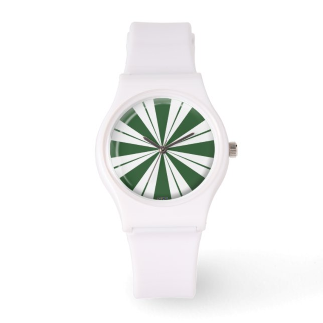 Spearmint Stripe Candy Watch (Front)