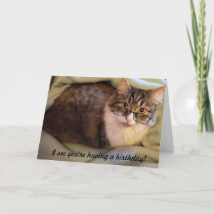 "Spec-tacular" Birthday Card