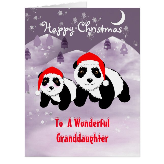 Specia Christmas Holidays Panda Themed (Front)