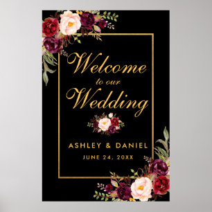 Special 3- 20x30 Wedding Welcome Poster