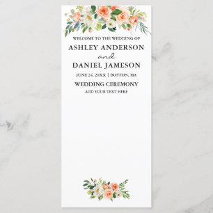 Special 3 -  Floral Wedding Program