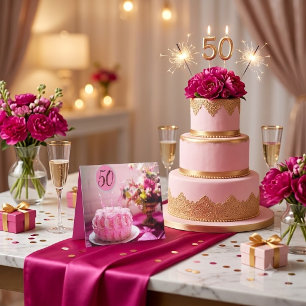 Special 50th Birthday For Her Card