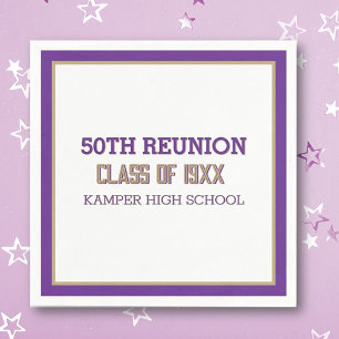 Special 50th Reunion! Class Reunion Napkins