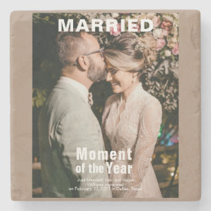 Special Add Photo Stone Coaster