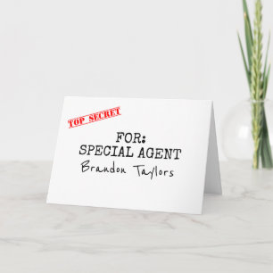 Special Agent and Ring Security - Funny Proposal Invitation