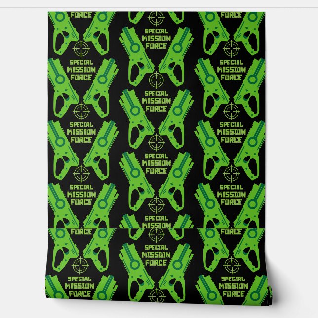 Special Agent Boy Dart Gun  Wallpaper (Unrolling)