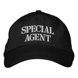 "SPECIAL AGENT" EMBROIDERED CAP