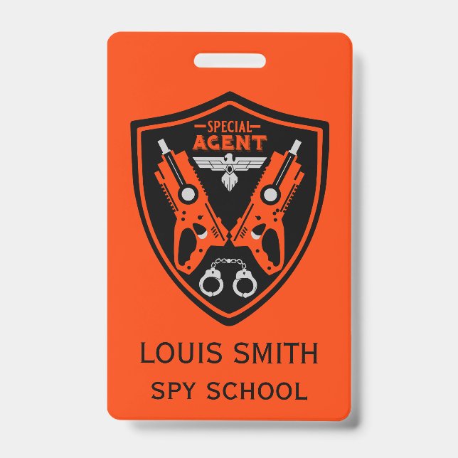 Special Agent Kid Badge (Front)